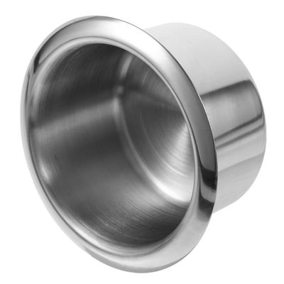 GETAJGHSD Stainless Steel Rv Cup Holder Insert for Car Sofa Table, Recessed Metal Cup Holder for Boat and Vehicle Interior Accessories