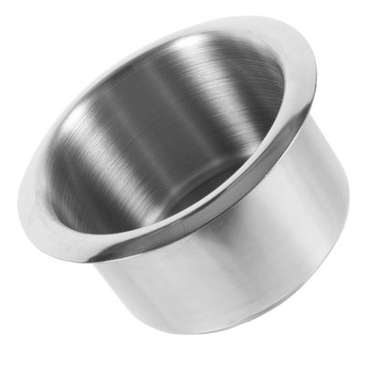 AKOOSY Car Cup Holder Insert Stainless Steel Replacement for Rv Boat Sofa Couch, Anti-Spill Recessed Cup Holder Insert for Automotive Interior Accessories