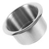 AKOOSY Car Cup Holder Insert Stainless Steel Replacement for Rv Boat Sofa Couch, Anti-Spill Recessed Cup Holder Insert for Automotive Interior Accessories view 1