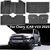 Car Floor Mats Cargo Liner Compatible for Chery iCAR V23 2025,All Weather Waterproof TPE 3D Accessories(Left Rudder 3PCS) view 2