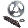 High Execution Motorbike Chain and Gear Set 55T Rear 12T Front 146 Associations Developed for Durability and Stability on Cart Trail Permanent Motorbike Chain view 1