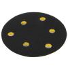 Qalvona 5in Round Sander Holder Buffing Pad Backer Plate, 6 - Hole Universal Polishing Machine Tray - Durable ABS Material, Easy Installation, Ideal for Surface Grinding and Polishing view 2