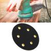 Qalvona 5in Round Sander Holder Buffing Pad Backer Plate, 6 - Hole Universal Polishing Machine Tray - Durable ABS Material, Easy Installation, Ideal for Surface Grinding and Polishing view 3