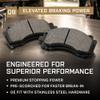 QUALITY-BUILT Premium Semi-Met Front or Rear Brake Pads w/Hardware BP0651M view 4