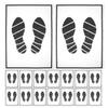 40pcs Car Paper Floor Mats Disposable Paper Mats for Cars view 1