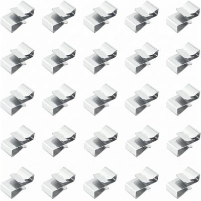 Zenymb 25-Pack Trailer Wire Clips, Heavy-Duty 304 Stainless Steel Frame Clamps for Boat, Utility, and Marine Trailer Wiring Management - Universal Fit, No-Drill Cable Organizer