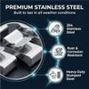 Zenymb 25-Pack Trailer Wire Clips, Heavy-Duty 304 Stainless Steel Frame Clamps for Boat, Utility, and Marine Trailer Wiring Management - Universal Fit, No-Drill Cable Organizer view 2