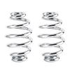 Motorcycle Seat Springs 3 Inch Heavy Duty Steel Solo Seat Springs For Chopper Bobber Motorcycle Customization Golden Chrome Matte Black (Silver) view 1
