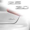 Automotive Accessory 3D ABS 2.0 2.5 Shaped Car Emblems Badge Decal Sticker Decorative Rear Trunk Badge Sticker Weatherproof view 2