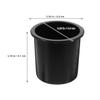 BUGUUYO 2pcs Aluminum Sofa Couch Cup Holder Inserts Replacement for Recliner Chairs Theater Gaming Home Office Use view 2