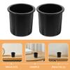 BUGUUYO 2pcs Aluminum Sofa Couch Cup Holder Inserts Replacement for Recliner Chairs Theater Gaming Home Office Use view 3