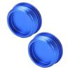SPYMINNPOO Cycle Pedal Screw Cap, Aluminum Alloy Thread 5MM Pedal Screw Cover with Tight Lock Design, for Mountain Bike Road Bike Bicycle (Blue) view 2