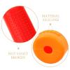 PLAFOPE 4pcs Motorcycle Shift Lever Covers Silicone Gear Shifter Protector Soft Rubber Sleeve for Off-Road Dirt Bikes with Yellow and Orange, Motorcycle Gear Shifter Accessories view 3