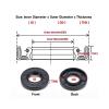 1PC TC NBR Oil Seal ID35~40mm OD 42mm ~ 90mm THK 5~12mm Nitrile Rubber Resistant Double Lip Skeleton Rotating Shaft(35x47x10mm) view 4