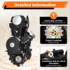 GSHIOIO 125CC 4-Stroke Engine Motor, Semi Auto ATV Engine Kit 7.64HP 4 Speed Horizontal Electric Starter Engine with Reverse Single Cylinder Dirt Bike Engine for Pit Bike Motorcycle Go Kart ATV view 3