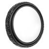 Didiseaon Car Side Mirror Blind Rotatable round Rearview Mirror with Diamond Decoration Enhanced Safety Parking Assistance Black view 1