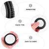 Didiseaon Car Side Mirror Blind Rotatable round Rearview Mirror with Diamond Decoration Enhanced Safety Parking Assistance Black view 3
