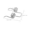 Gogogmee Wagon Handle Replacement Spring for Folding Cart - Small Torsion Spring with Double Leg for Utility Cart - Collapsible Beach Wagon Trolley Part view 4