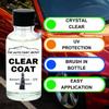 AUTO PAINT DEPOT Basecoat & Clearcoat Touch Up Paint in Bottle with Brushes 0.5 OZ KIT - Compatible With 1986 Jaguar (CEA, 310) Claret - MADE IN THE USA view 3