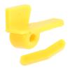 LALADEFIEE 2 Pairs Tire Machine Demount Head Cover - Anti-Scratch Tire Changer Tool Head Cover Prevent Wear - Professional Essential Shop Accessory for Motorcycle Car Yellow view 1