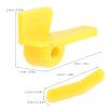 LALADEFIEE 2 Pairs Tire Machine Demount Head Cover - Anti-Scratch Tire Changer Tool Head Cover Prevent Wear - Professional Essential Shop Accessory for Motorcycle Car Yellow view 2