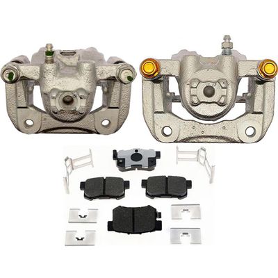 Brake Kit Set of 6 Rear Brake Caliper Pad Set Pair for Honda CR-V 2002