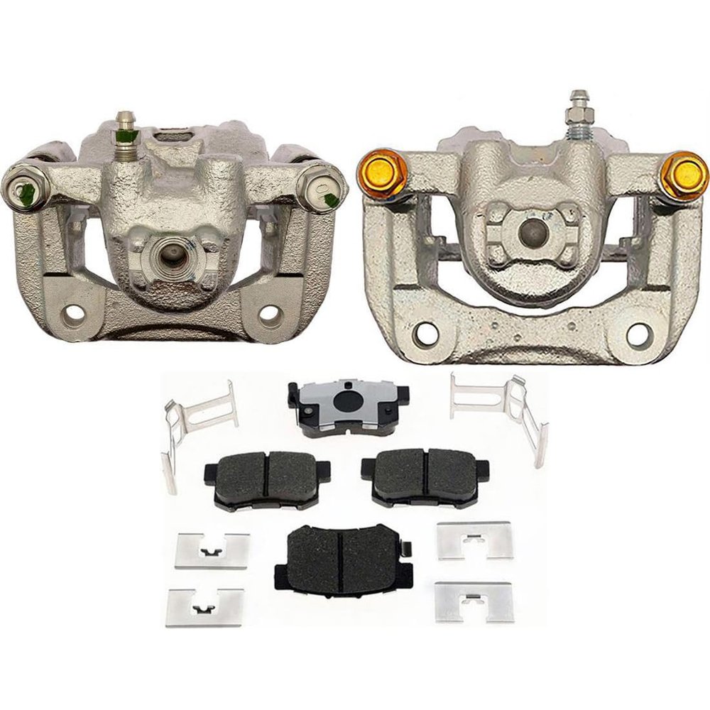 Brake Kit Set of 6 Rear Brake Caliper Pad Set Pair for Honda CR-V 2002