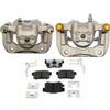 Brake Kit Set of 6 Rear Brake Caliper Pad Set Pair for Honda CR-V 2002 view 1