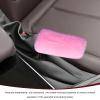 XJVSS 2PCS Fluffy Car Gear Shift Knob & Handbrake Cover, Comfortable Plush Shifter Stick & Hand Brake Handle Protector, Soft Shifter Cover Furry Interior Decoration for Most Vehicles (Pink) view 3