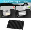 Oreilet 12Pcs Sun Visor Repair Tube, Quality Rubber Tape Kit Set for Secure Protection, with Easy Installation, Fit for JK JKU 2007 2017 Driver Passenger Side view 2