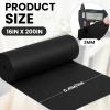 Nuanchu 200 x 16 Inch Black Underfelt Carpet for Speaker Sub Box, Rv, Boat, Marine, Auto, Truck, Car Trunk, Door Liner, Desk view 2