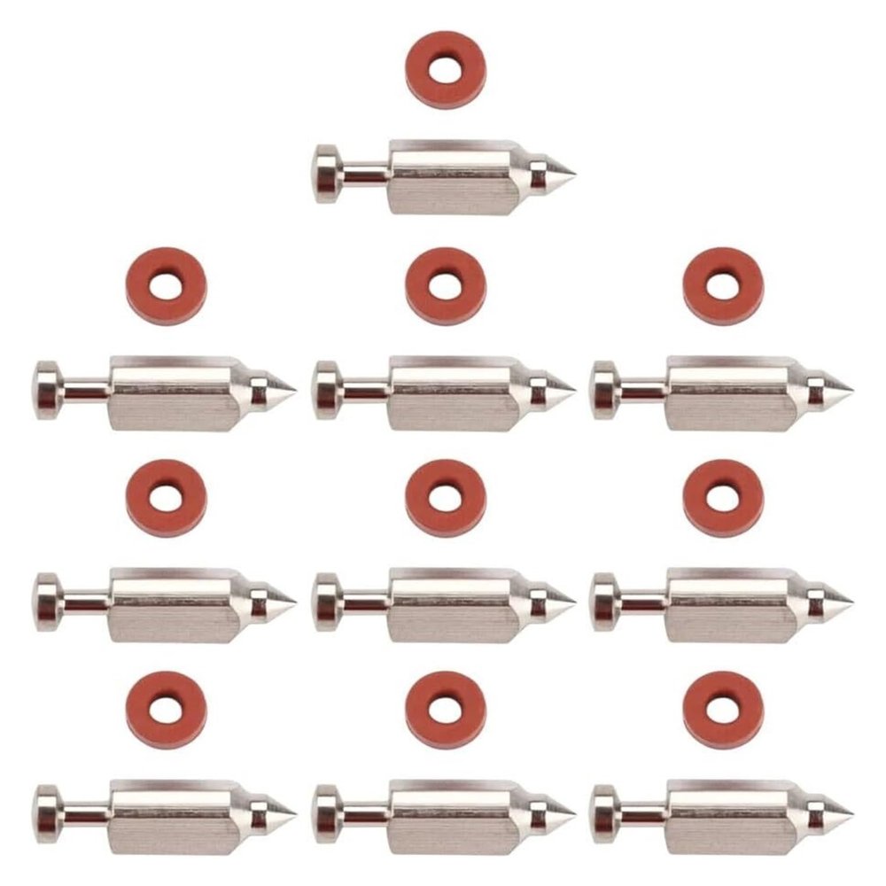 CEGQOXSH 10 Pcs Carburetor Needle Seat For 398188 281144 83400 83412 CEGQOXSH