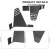 Noteflora 2Pcs Hood Water Barrier Drain Grille For Ford Maverick 2022 2023 2024 2025 2026 Left And Right Plastic Black Direct Replacement view 4