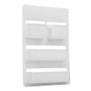 VELATEMOR Rv Toilet Hatch Door Storage Box, Multi Layered Wall Mount Storage Box With Designations For Rv Van Waste Tank Hatch And Marine Use view 1
