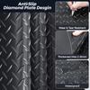 ALTRUISTIC Custom Size Garage Floor Mat 2.530mm Thickened Parking Mat,Non Slip PVC Floor Protector for Under Car,Golf Cart,Motorcycle Mat,Large SUVs,MPV, Pickup Truck,Water/Stain ResistantBlack view 4
