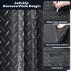ALTRUISTIC Custom Size Garage Floor Mat 2.530mm Thickened Parking Mat,Non Slip PVC Floor Protector for Under Car,Golf Cart,Motorcycle Mat,Large SUVs,MPV, Pickup Truck,Water/Stain ResistantBlack view 4