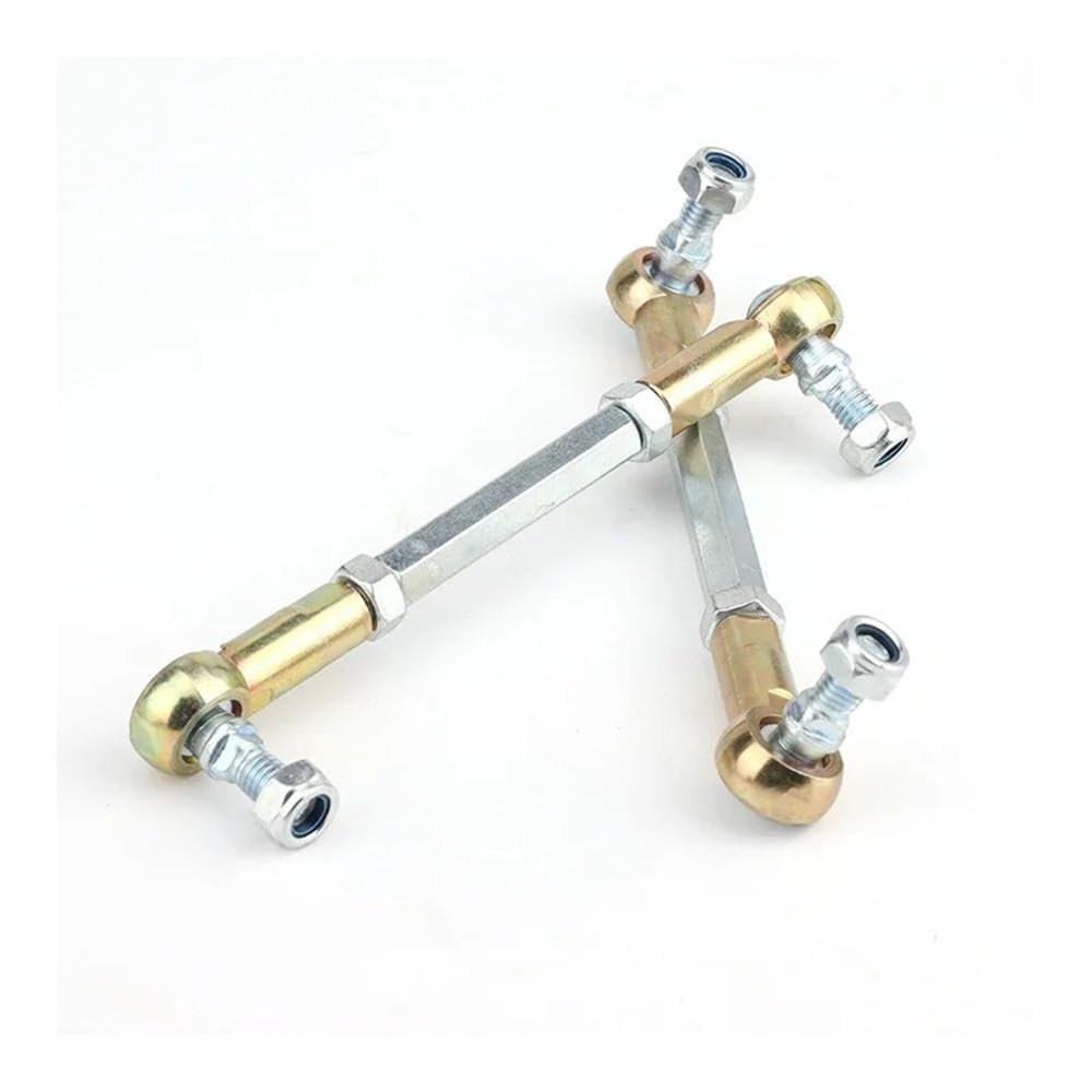 M8 80mm-280mm Steering Tie Rod Kit Ball Joint For 49cc 50cc 2 Stroke Kids ATV Go Kart Buggy Scooter Quad E-Bike(280mm)