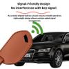 Rondrive 7 Buttons Key Cover Compatible with Kia Sportage 2026 2025 K4 K5 Telluride Carnival Sorento EV6 EV9 Genuine Leather Car Key Fob Case, Black view 4