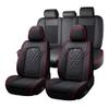 JXTH Car Seat Covers Full Set for Chevrolet Trax 2015-2026, Waterproof Nappa Leather Car Seat Cover with Memory Foam, Full Coverage&360 Protection Car Seat Covers Sets (5 Seat,Black&Red) view 1