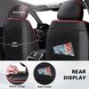 JXTH Car Seat Covers Full Set for Chevrolet Trax 2015-2026, Waterproof Nappa Leather Car Seat Cover with Memory Foam, Full Coverage&360 Protection Car Seat Covers Sets (5 Seat,Black&Red) view 3