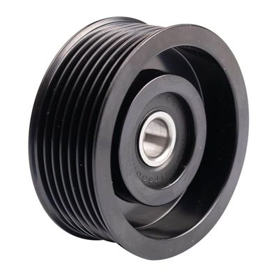 RJDCRYJD Serpentine Belt Idler Pulley 7-Groove Quantity Steel Black for Infiniti for QX56 for QX80,for Nissan for Armada for Frontier for NV1500 for NV2500 for NV3500 for Pathfinder for Xterra