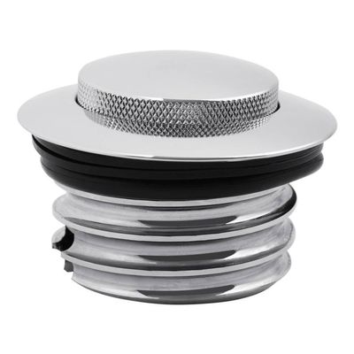 Flush Pop Up Reservoir Gas Cap Vented Fuel Tank 2.5mm Compatible with Motorcycle Parts Touring Sportster Street Bob Super Wide Fat
