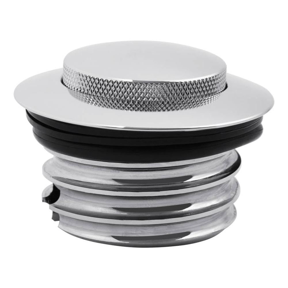 Flush Pop Up Reservoir Gas Cap Vented Fuel Tank 2.5mm Compatible with Motorcycle Parts Touring Sportster Street Bob Super Wide Fat