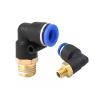 Pneumatic Quick Connector Elbow PL Metric External M Thread M6 M8 M10 M12 PU Air Pipe 6 8 10 12mm PL6-M8X1 M8x1.25 M10x1.5 M16x1(PL6-M10X1) view 2