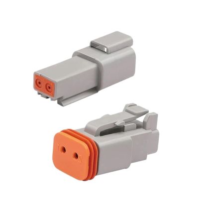 NKKTYVUYH DT Flange Connector Type Waterproof Male Female Plug Socket Sealed Plug DTM DTP Connectors for Automotive Car Wire(DTP-4P)