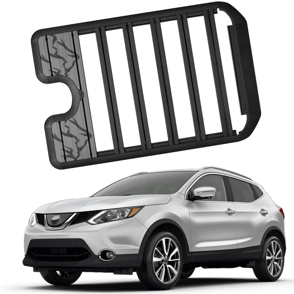 Roof Rack Platform Cargo System Fits for Nissan Rogue Sport/Qashqai 2017-2020 Rooftop Cargo System Luggage Carrier Adjustable Crossbar
