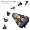 Dutch Windmill Bike Seat Cover for Outdoor, Waterproof Bicycle Seat Rain Covers with Elastic, Dust Snow Protection for E-Bikes, Sun Protection Bike Seats for Unisex view 3