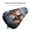 Dutch Windmill Bike Seat Cover for Outdoor, Waterproof Bicycle Seat Rain Covers with Elastic, Dust Snow Protection for E-Bikes, Sun Protection Bike Seats for Unisex view 4