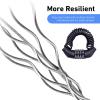 Yidcidu Motorcycle Helmet Lock, 4 Digit Little Cable Lock, Multifunctional Retractable Wheel Security Locking Chain, Universal for Most Luggages Strollers Motorbike Scooter (Black) view 3