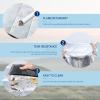 Half Car Cover Waterproof All Weather for Honda WR-V Heavy Duty Anti-Hail Car Cover Outdoor Rain Dust Sun UV Protection Cotton Liner with Storage Bag Car Covers for Automobiles Fits SUV,Black view 3